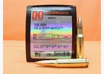 Hornady cartridges .308Win Hornady 168grs BTHP (80972) VE 50 cartridges/ 10.89g hollow point boat tail match