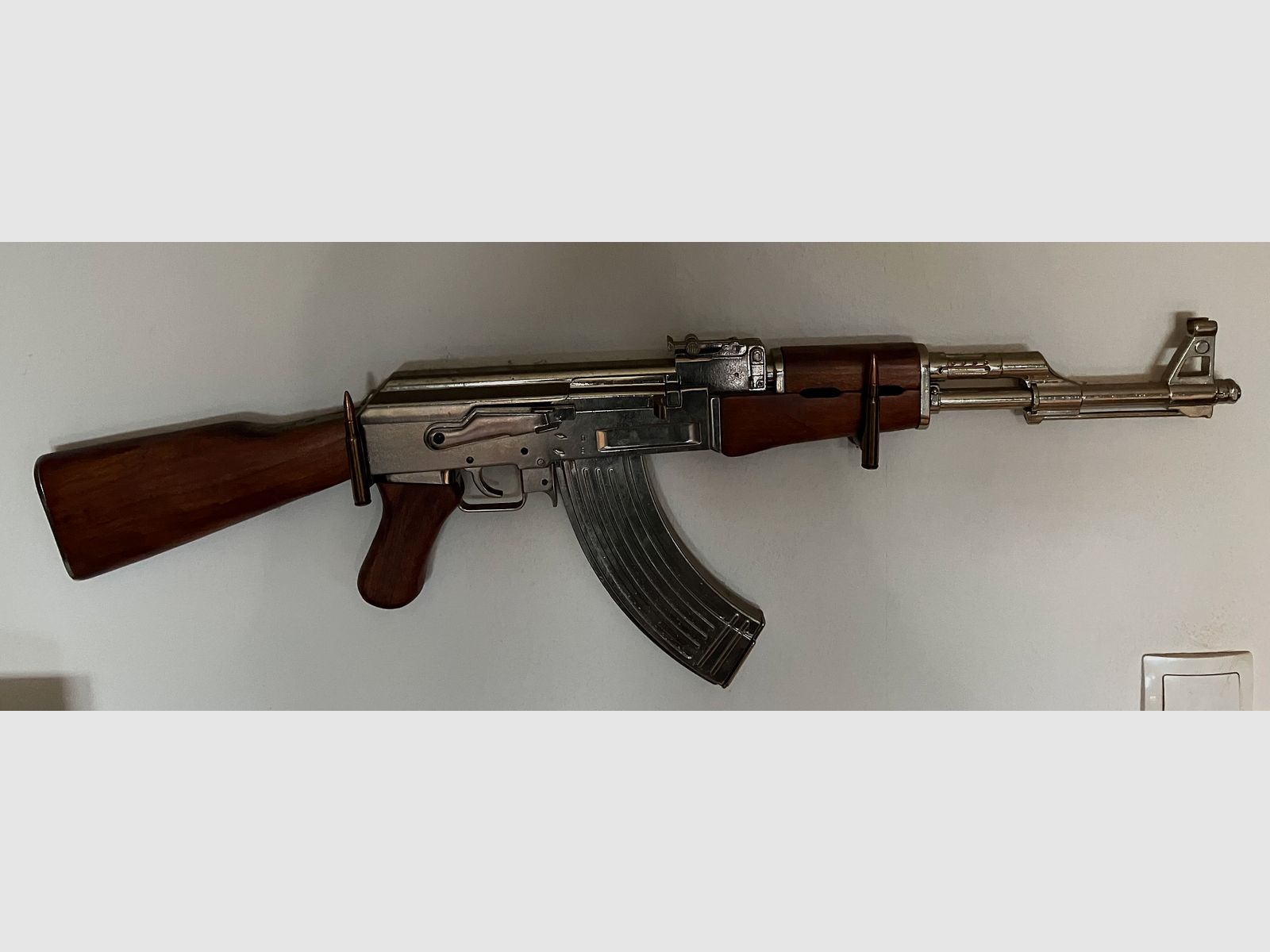 AK 47 Plata Decorativa