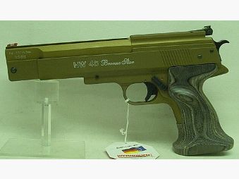 HW 45 Gwiazda Brązowa Kal.4,5mm - uchwyt z drewna warstwowego