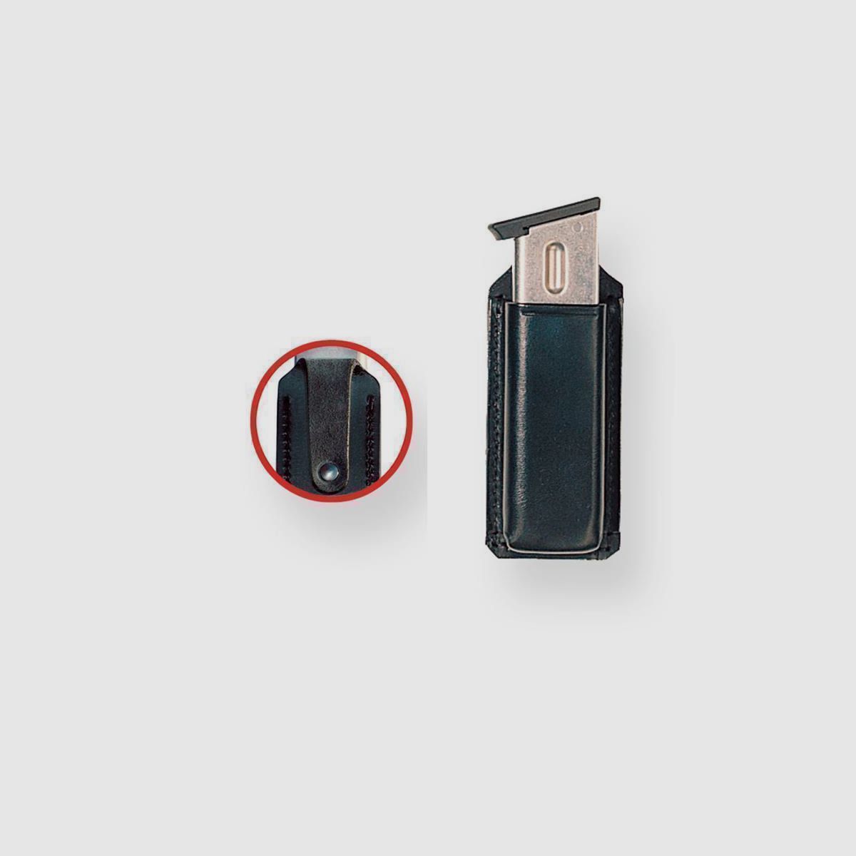 Magazinhalter SINGLE BOX "Loop" Glock 20/21 / USP 45 ACP ( 26 x 36 mm )-Braun