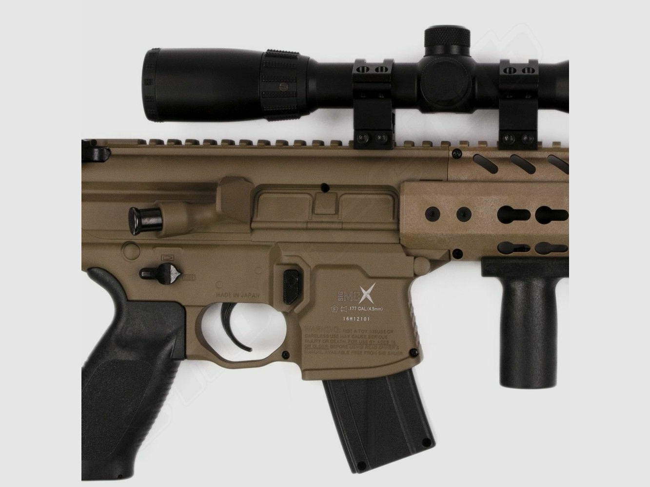 Sig Sauer	 MCX CO2 Gewehr 4,5mm Diabolos + ZF 1-4x24