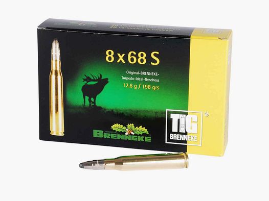 8x68 S TIG 12,8g/198grs. Brenneke