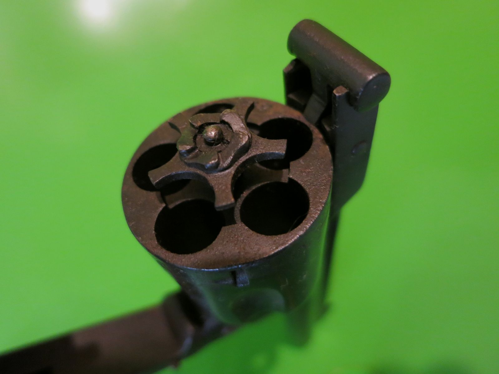 Garate Anitua & Co. (Marca) Kipplauf-Revolver, Kopie Smith & Wesson Frontier, super selten     #96-, Bild 13 von 13