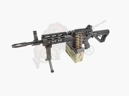 G&G CM16 LMG mit ETU in Schwarz Airsoft Frei ab 18 - S-AEG -F-