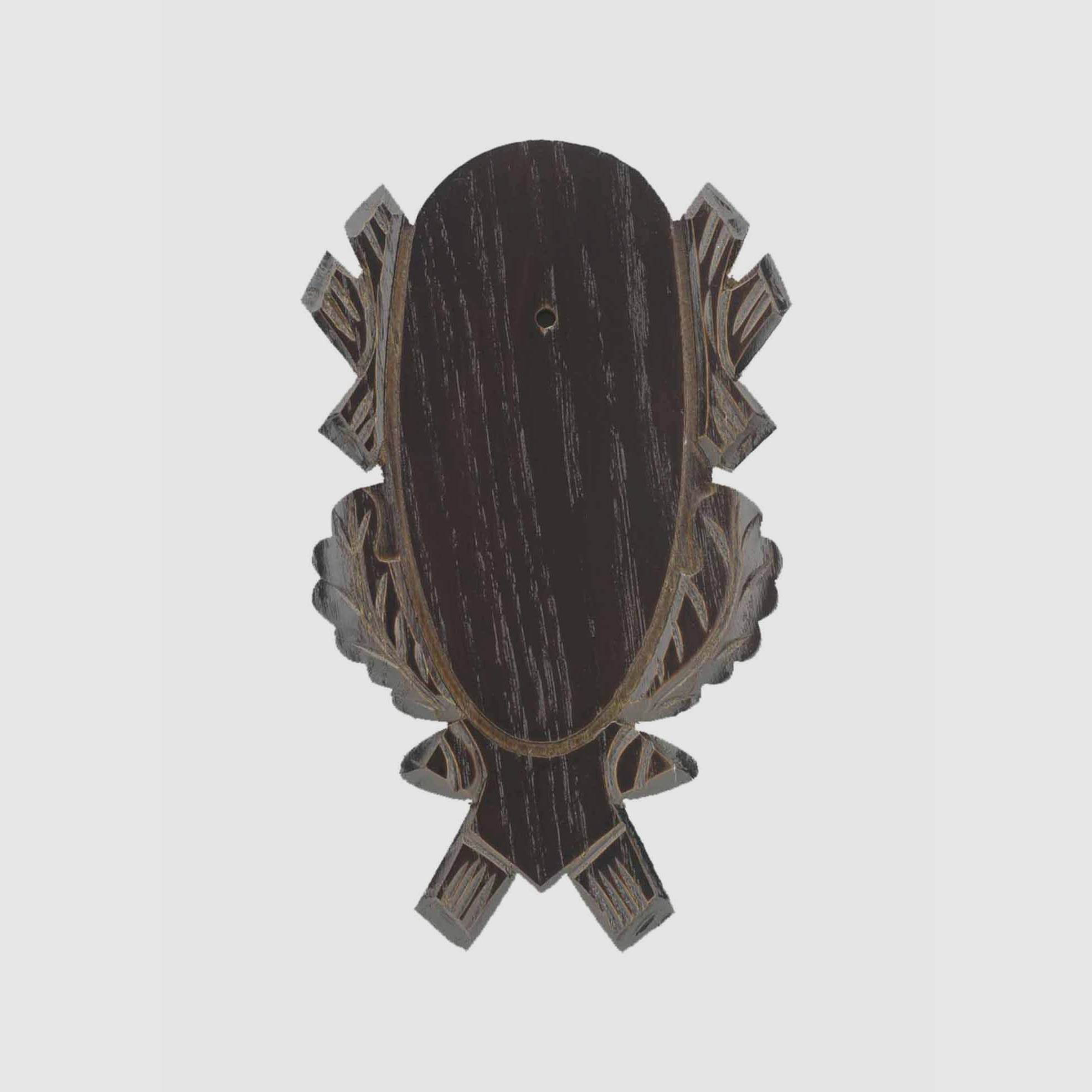 Carving board oak carved 4 - 21x12 cm dark