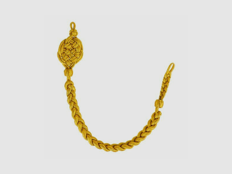 Schützenschnur 50cm goldfarben