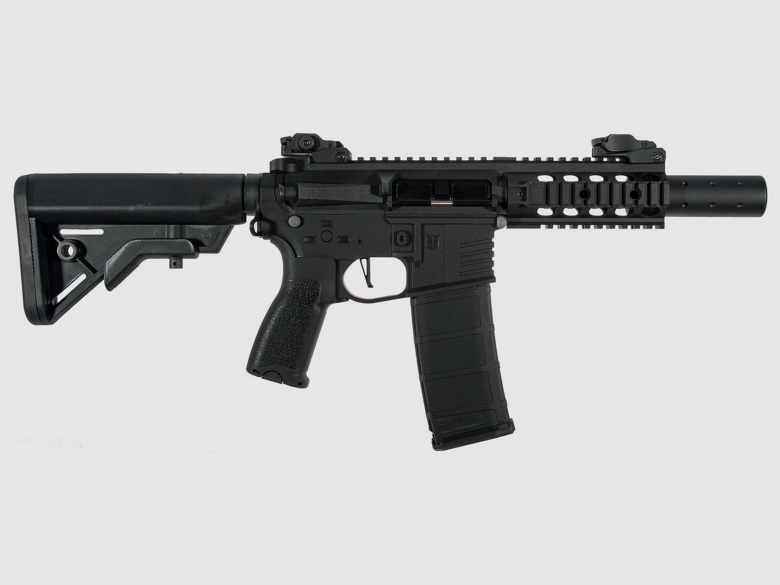 AR15 SilentOps CQB ETU NC! - Serie Delta Armory Schwarz S-AEG Airsoft Gewehr Frei ab 18 Jahren