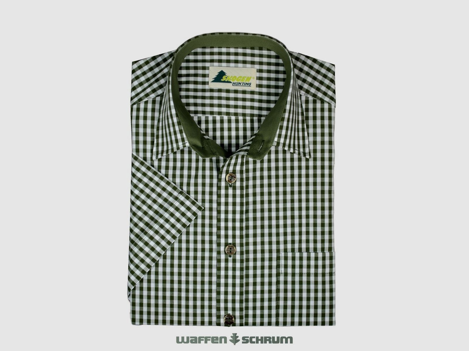 Forest Shirt 1/2 Sleeve Kent Collar Olive