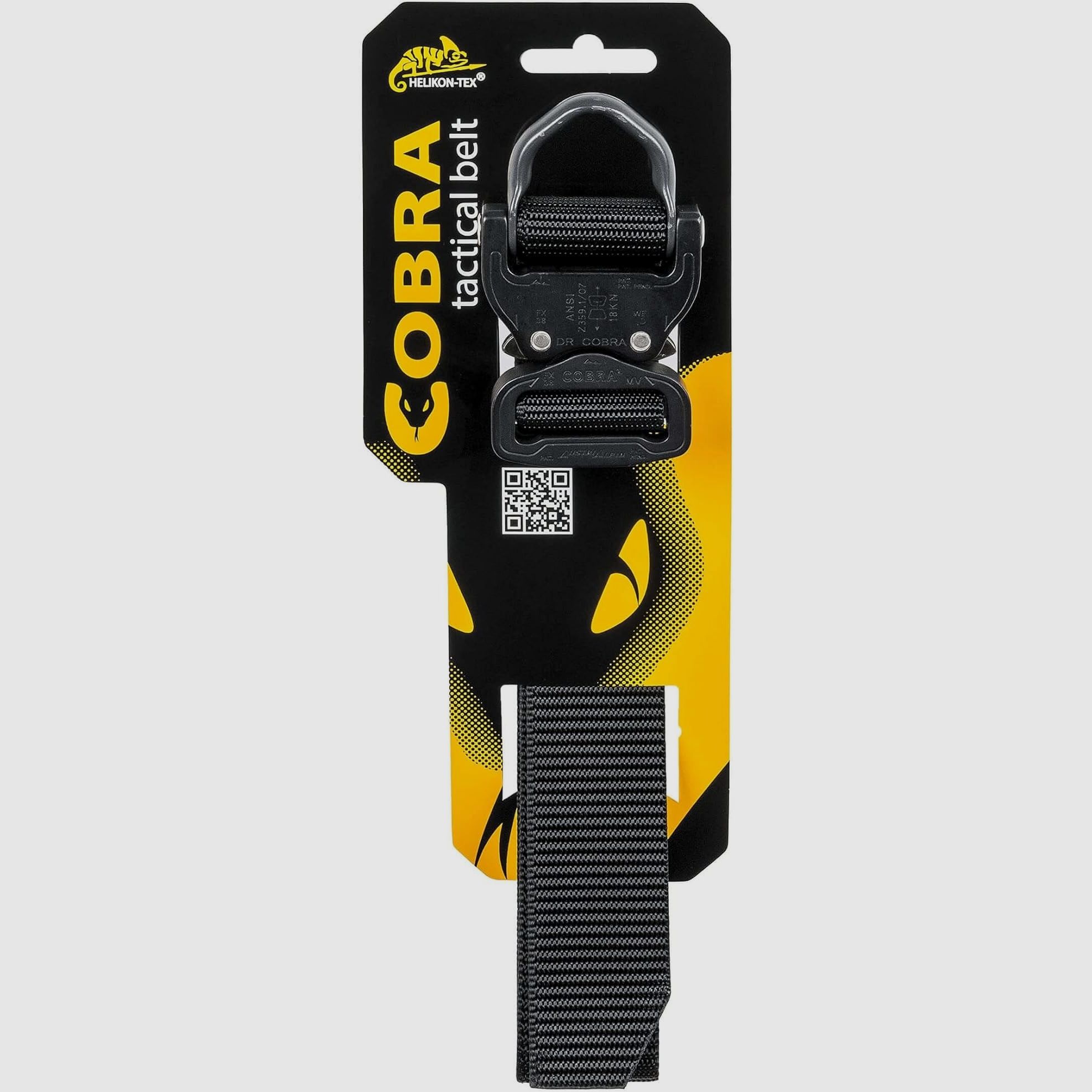 Helikon-Tex Cobra D-Ring (FX45) Tactical Belt - Urban Line - Schwarz (120cm)