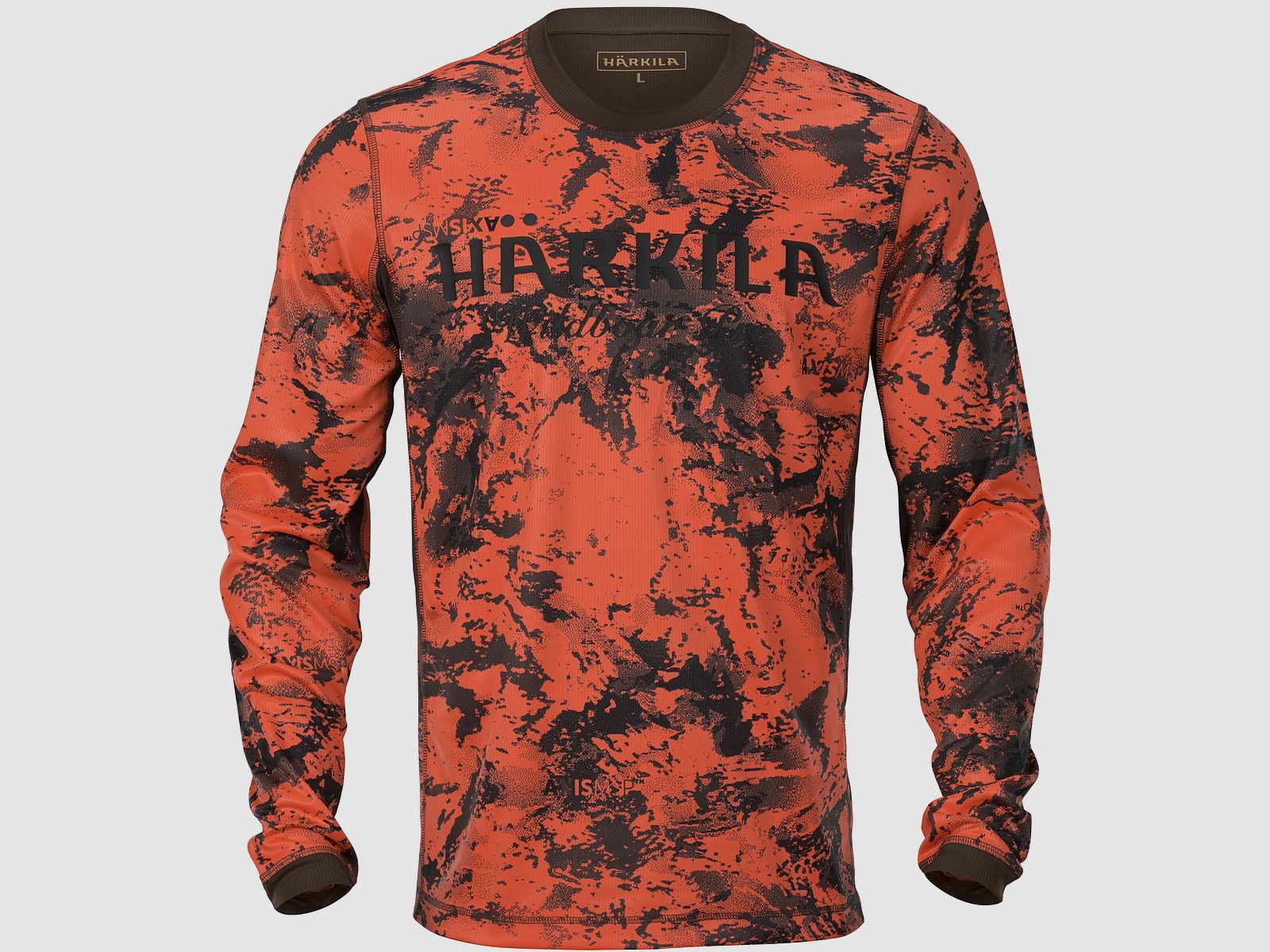 Härkila Wildboar Pro Langarmshirt AXIS MSP® Orange Blaze/Shadow brown