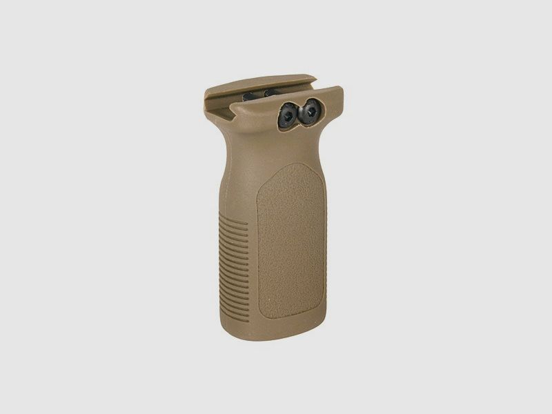 Vertical front grip for Airsoft in Dark Earth medium version