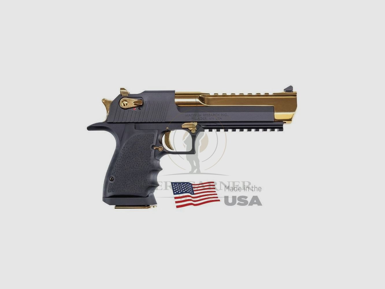 Magnum Research Desert Eagle IXI 6" .44 Rem. Mag. Black Titanium Gold