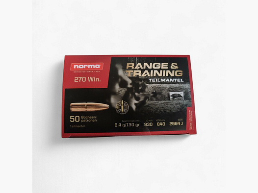 Norma 130grs SP 50STK .270Win