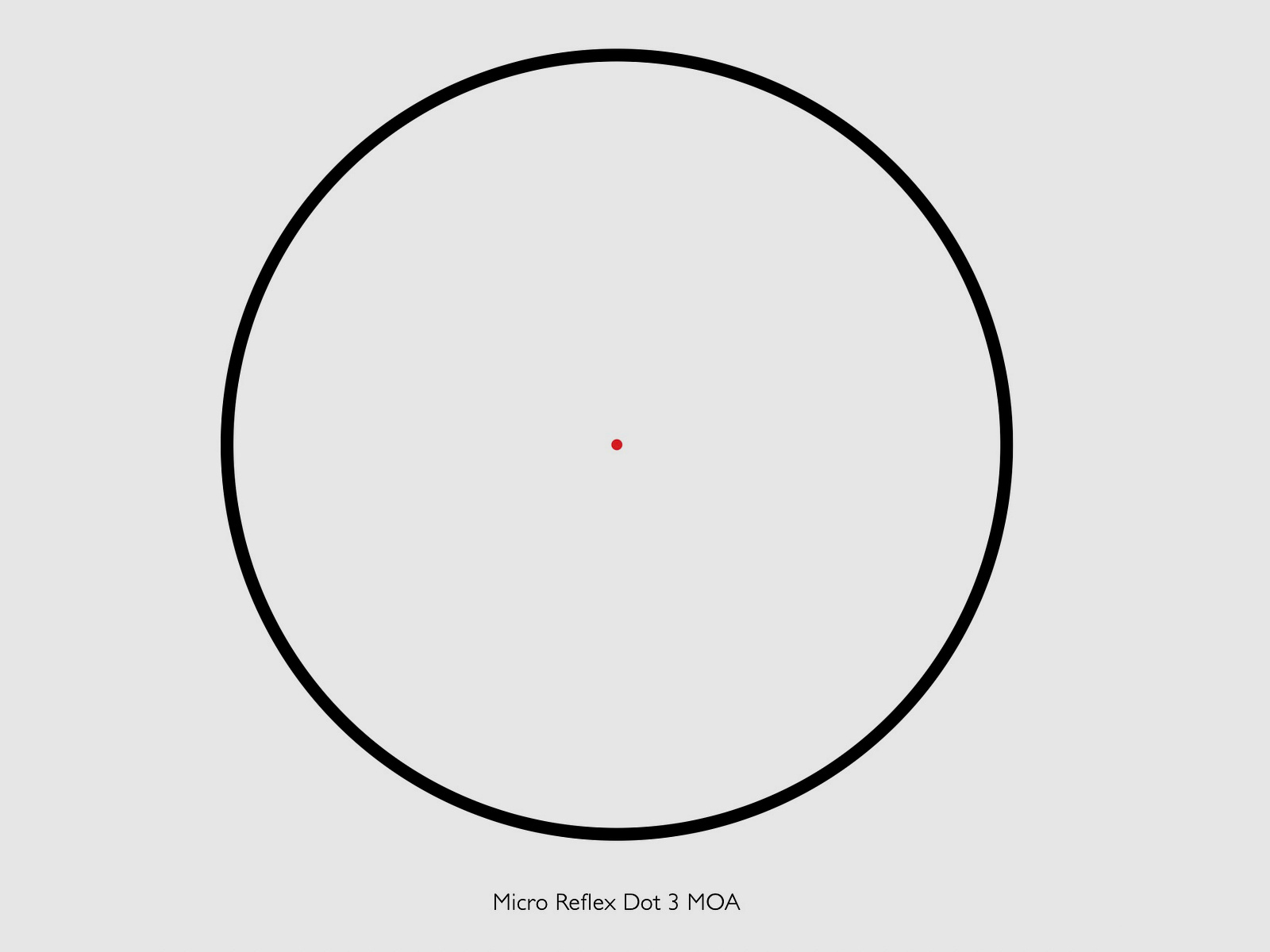 HAWKE 12144 Visor Reflex Wide View 3 MOA Rail Weaver