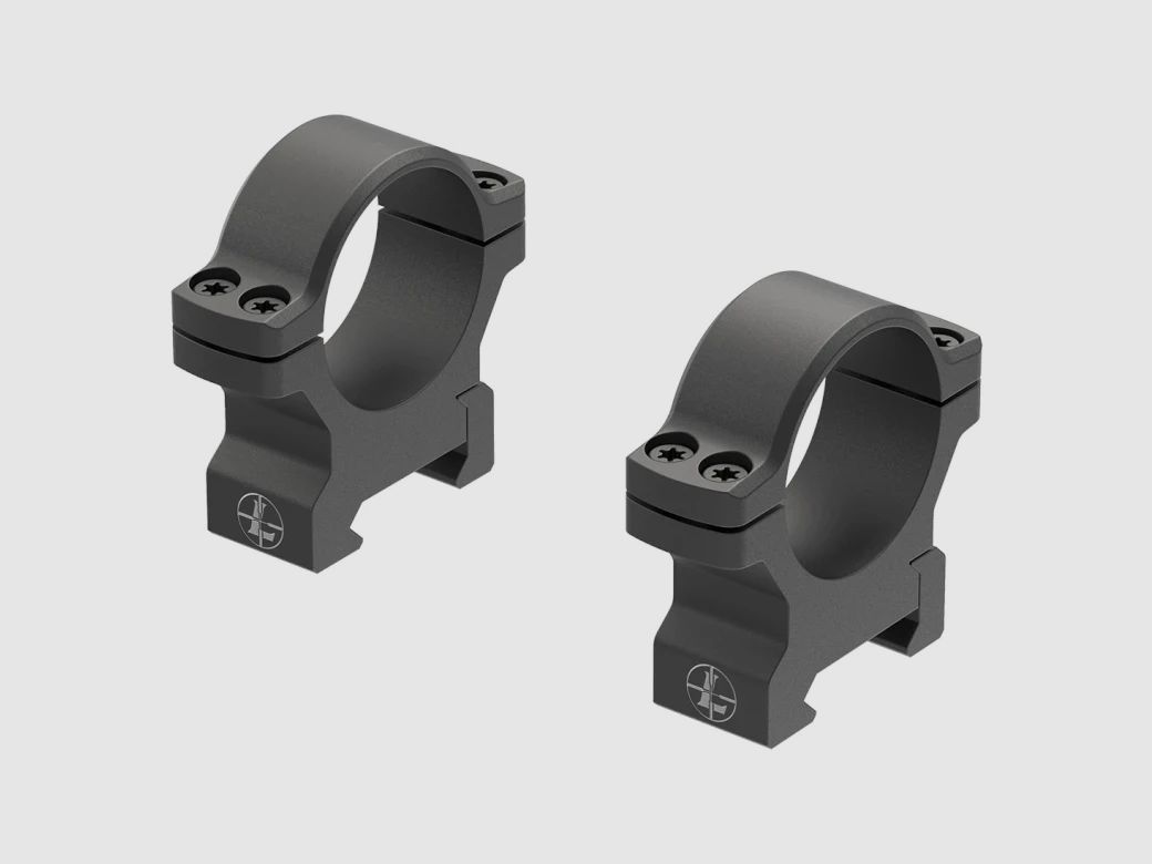 Leupold BackCountry Cross-Slot Montageringe 30 mm Medium – Picatinny/Weaver – Matt Schwarz