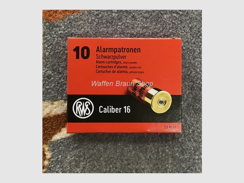 ALARMPATR PAPPE KAL 16 Erwerbscheinpflichtig