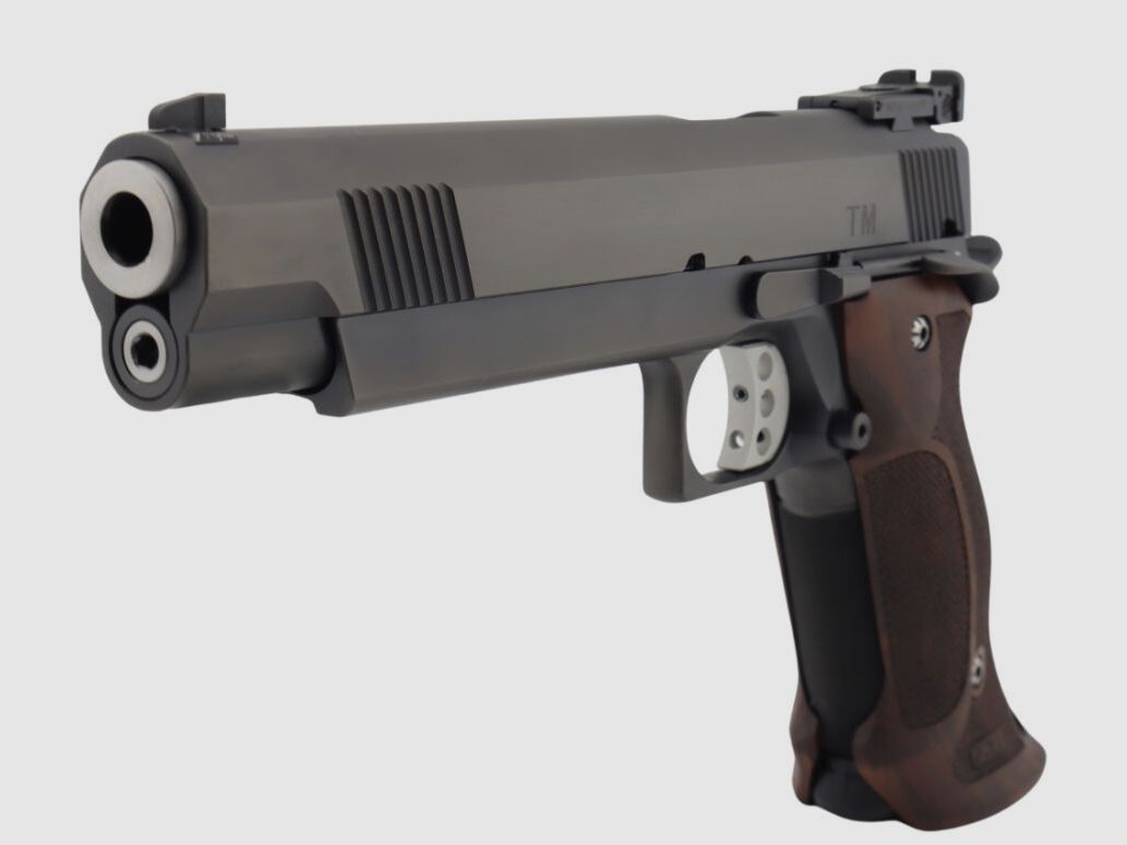 STP TM 9 BOMAR 6.0 Pistola Match Longslide Hecha en Alemania con empuñadura Nill