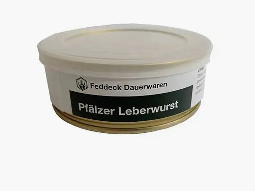Feddeck duurzame goederen Feddeck duurzame goederen ingeblikte worst Palatijnse leverworst 200 g
