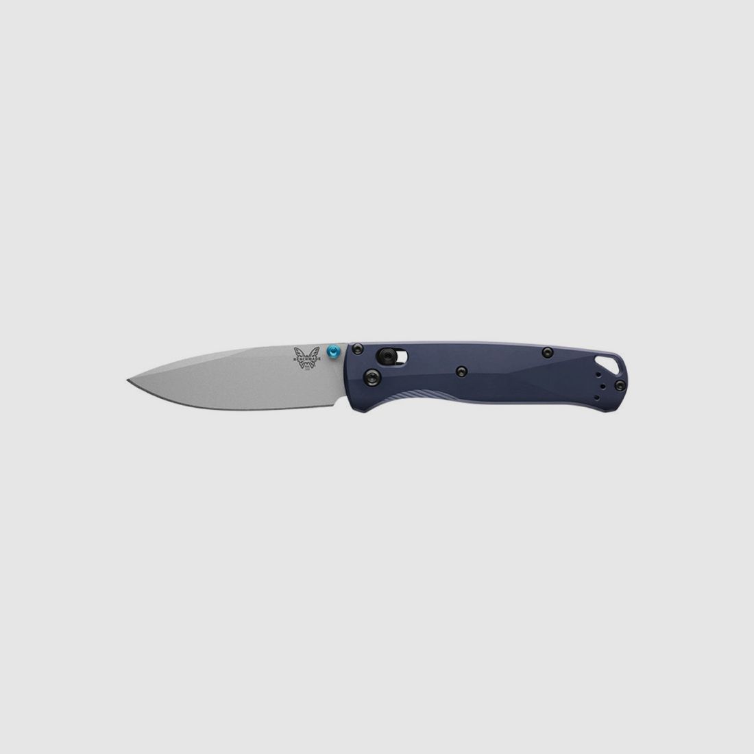BENCHMADE BUGOUT Messer mit blauem Aluminiumschaft, Bild 1 von 3