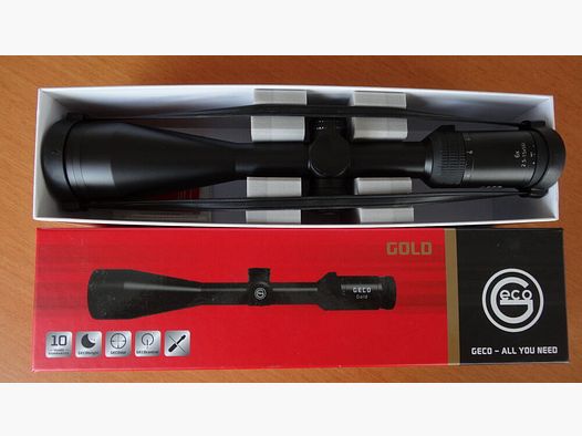 GECO Geco telescopio di puntamento Gold 2,5-15x56i, reticolo 4 illuminato
