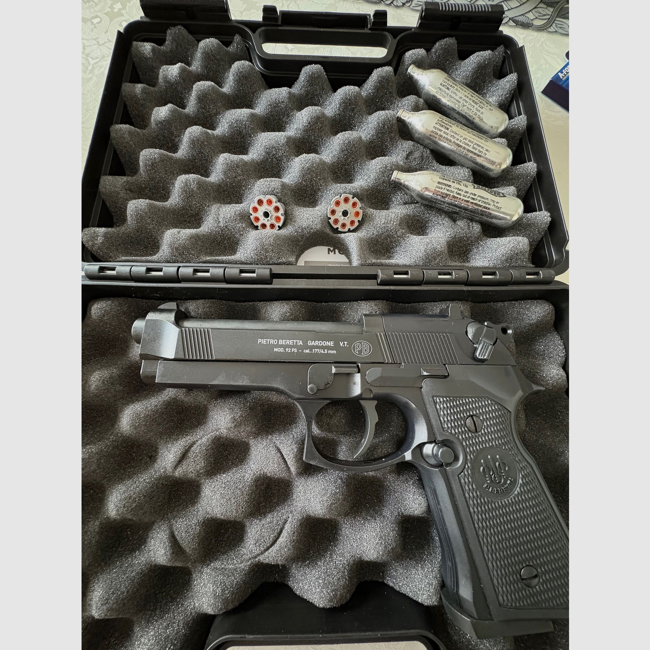 Beretta CO2 Pistole M92 FS – Vollmetall-Ausführung