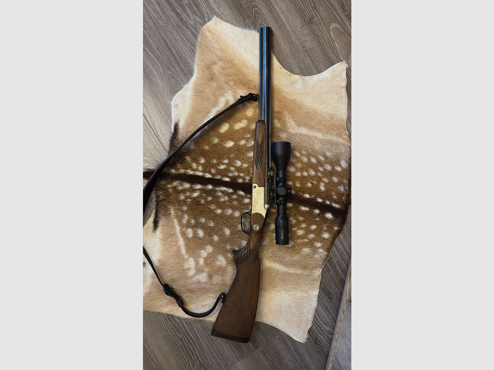 Escopeta de doble cañón (BBF) Patente Blaser con cañón intercambiable