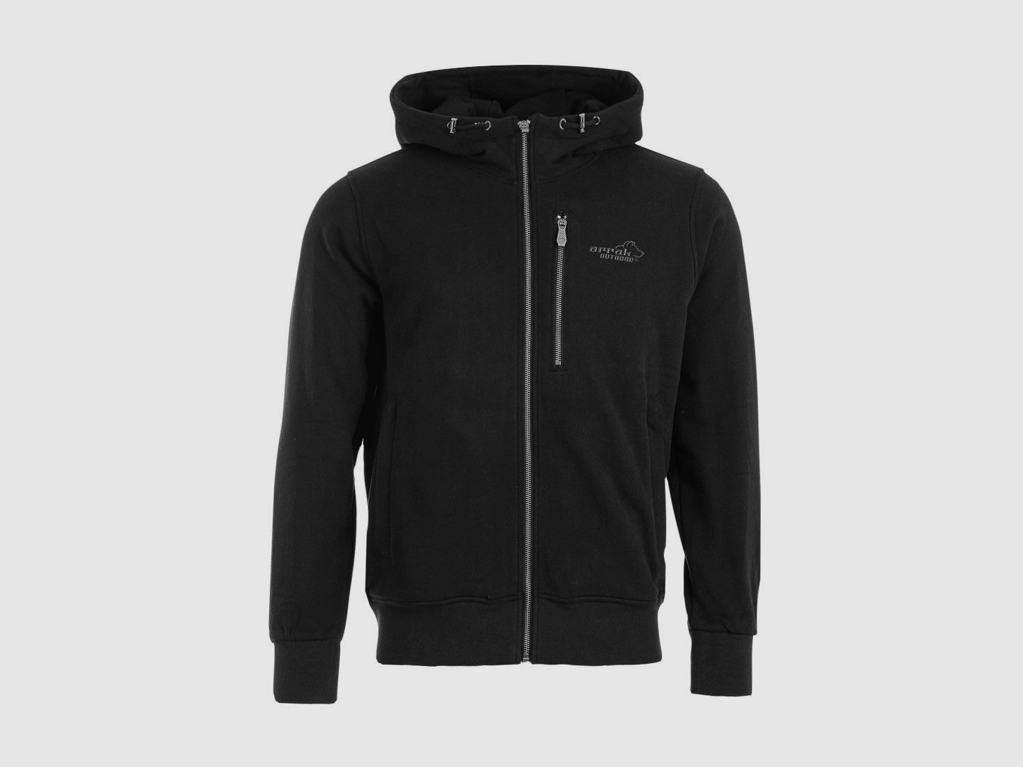Arrak Outdoor Sport Kapuzenjacke Herren Schwarz L