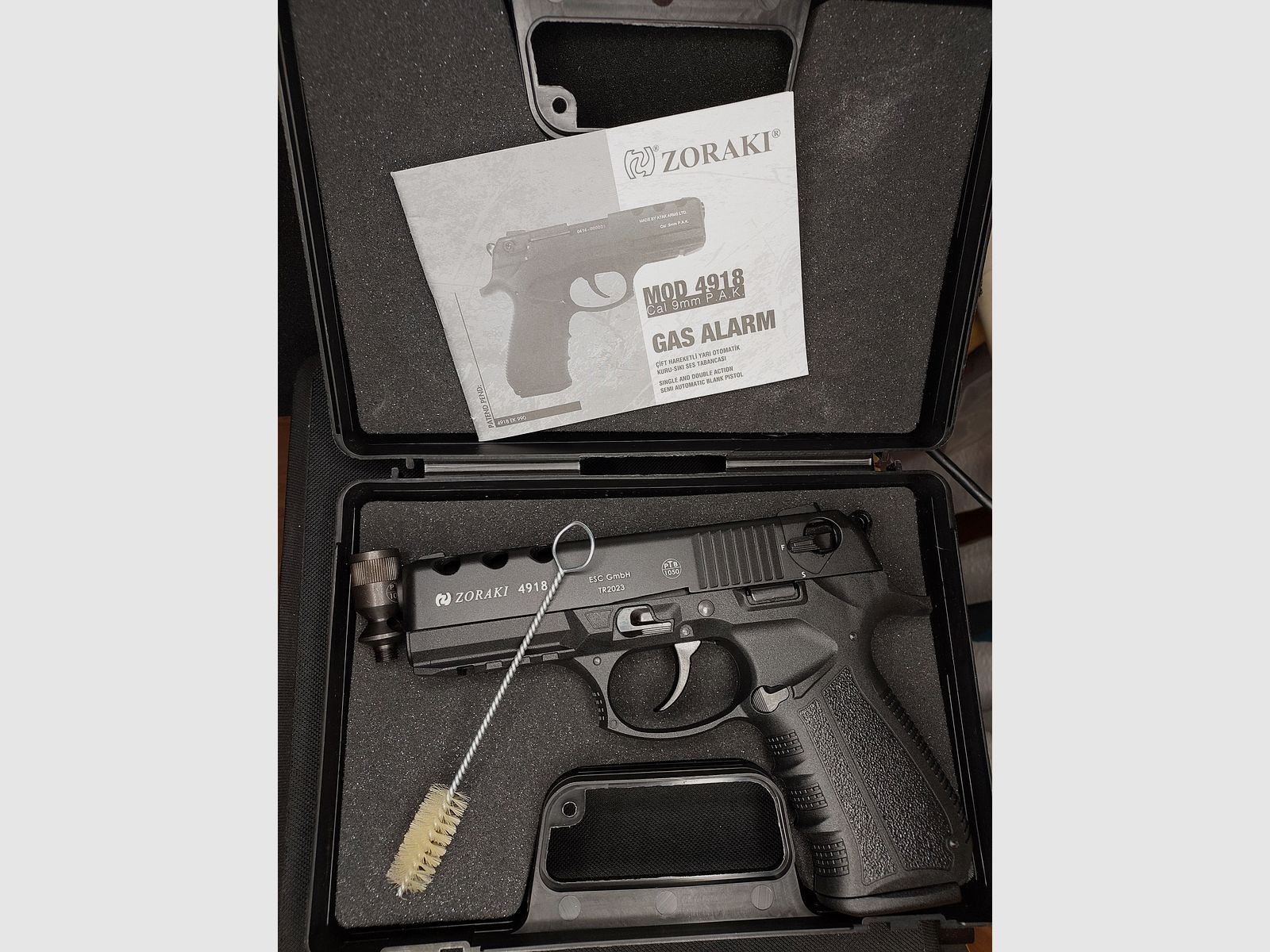 Zoraki 4918 pistola de fogueo Cal. 9mm P.A.K. (PTB 1050)