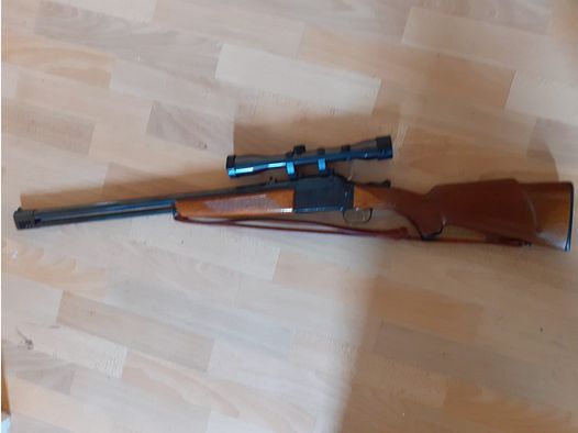 Langwaffe Tikka Bockbüchsflinte 12/70 und 222 Rem. mit Zielfernrohr Sornet 4x