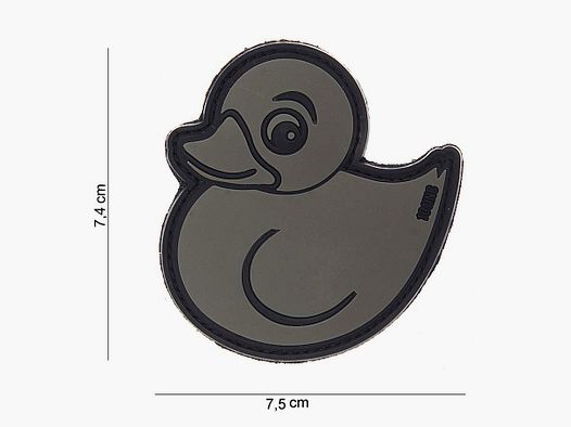 RUBBER PATCH DUCK GRAU