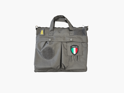 Helmtrage Tasche Guardia di Finanza mit Schultergurt