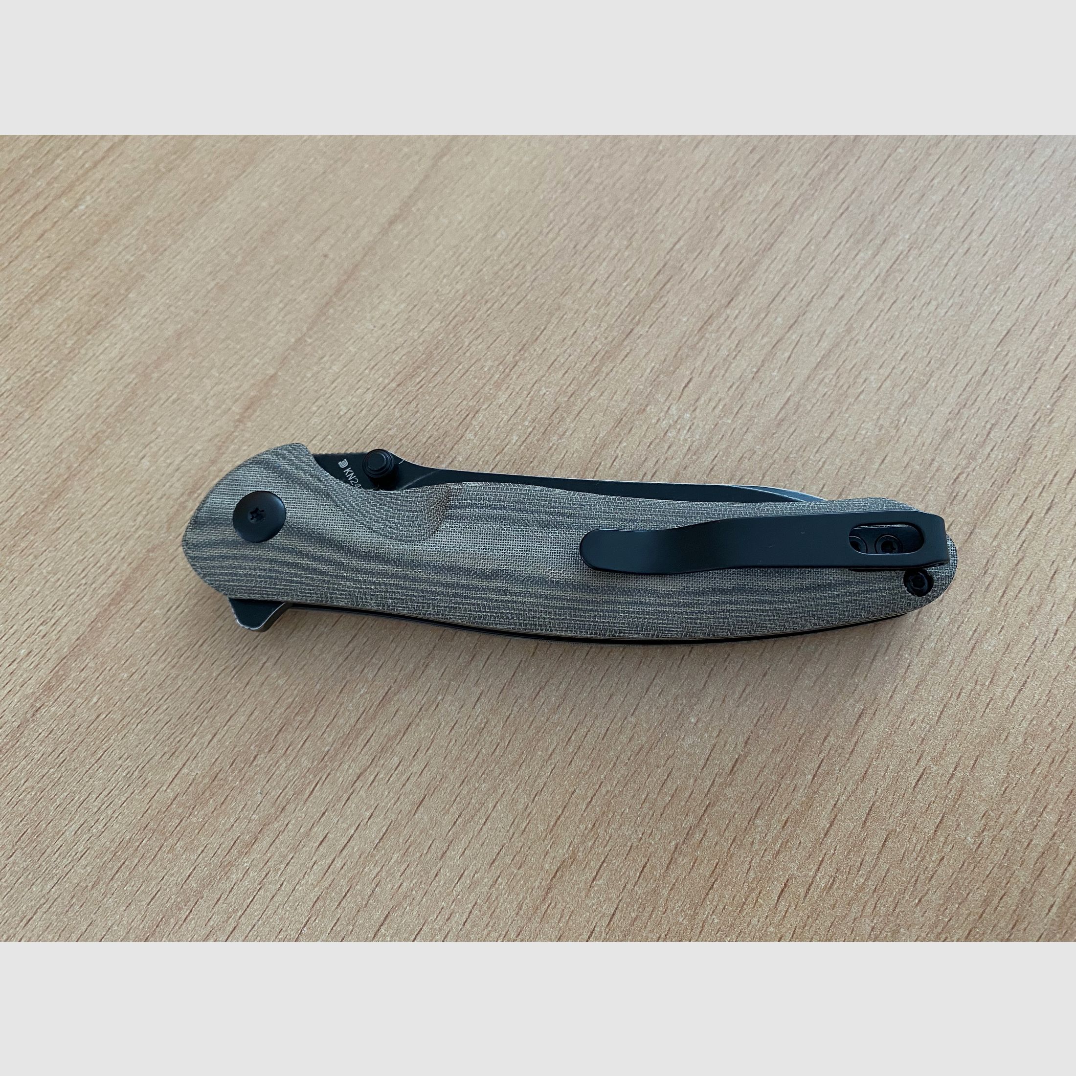 Drever OD Green Micarta Griff Taschenmesser mit Münze NEU mit OVP 