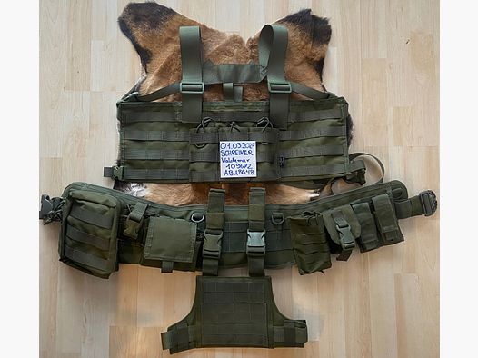 Invader Gear Chest Rig & Battle Belt Set Ready to Play (Neu)