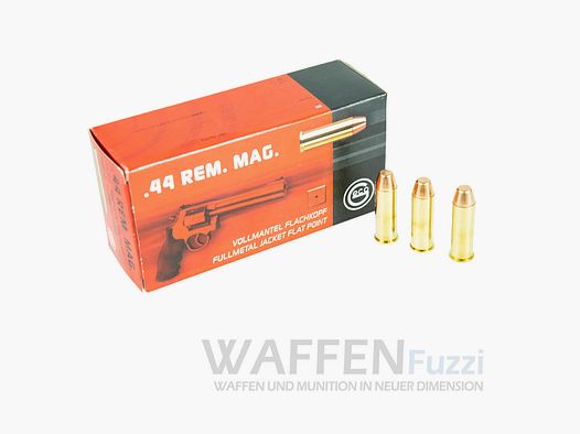 Geco .44 Rem. Magnum Full Metal Jacket Flat Nose 230grs 50 Cartouches