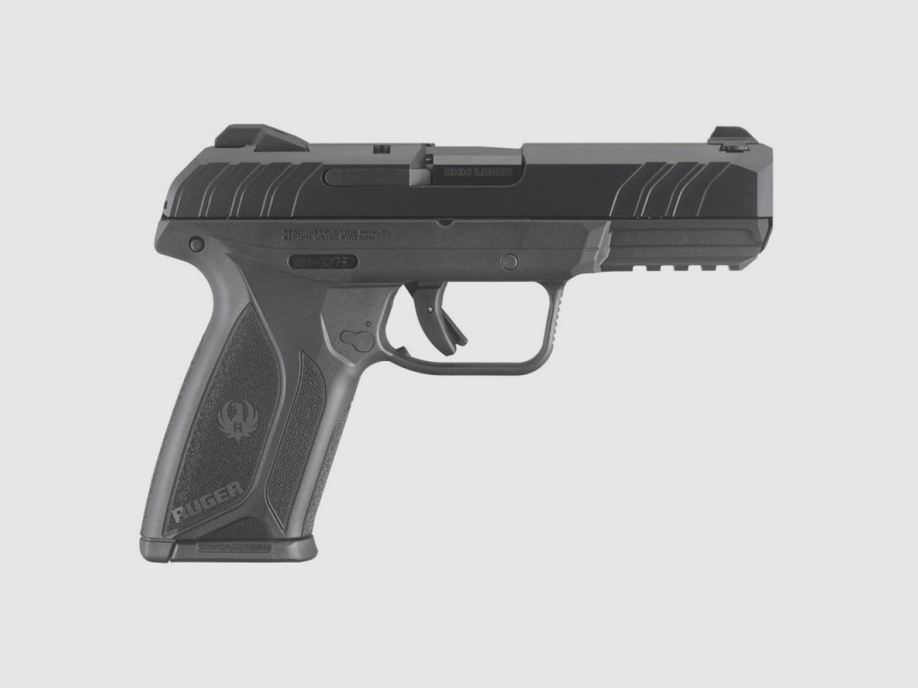 Ruger Pistole, Security-9, cal 9mm Luger, Black Oxide, 4.00", 15 Schuss