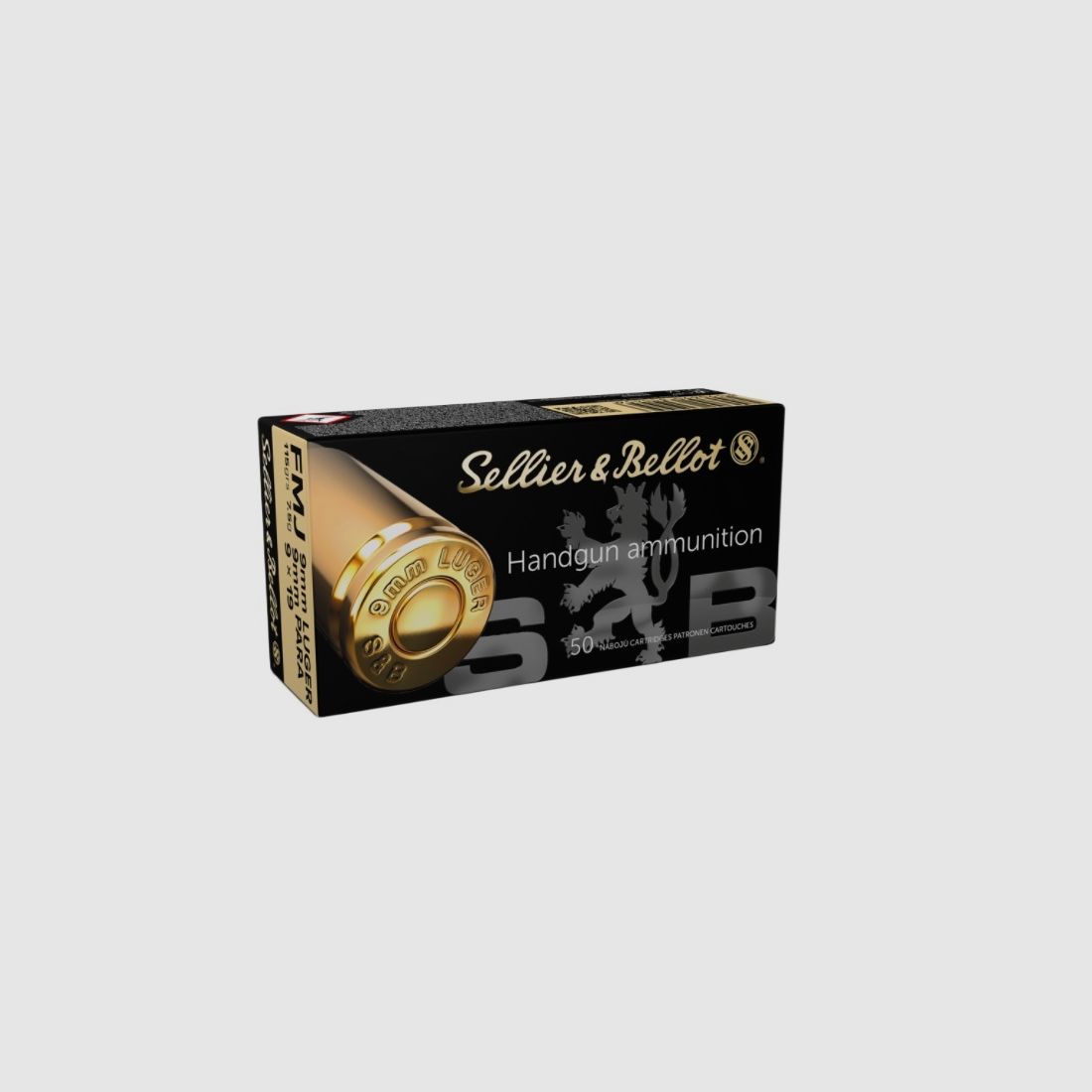 S&B 9x19mm 8g/124gr