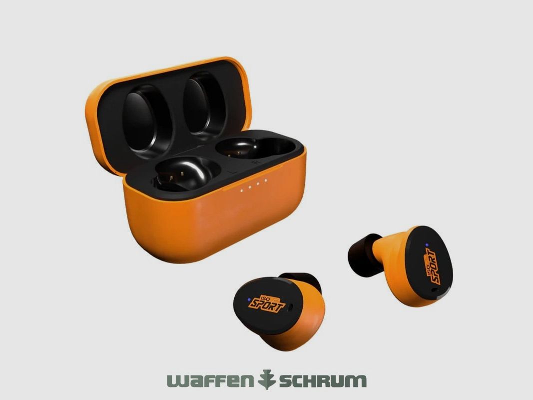 ISOtunes Sport Caliber Limited Edition / with Bluetooth / orange / active