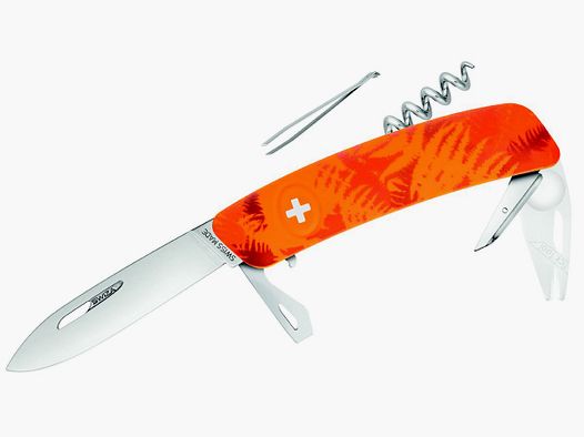 Swiza Klappmesser TT03 Filix Orange  Klingenlänge: 7,5cm - Stahl 440 Klingensperre