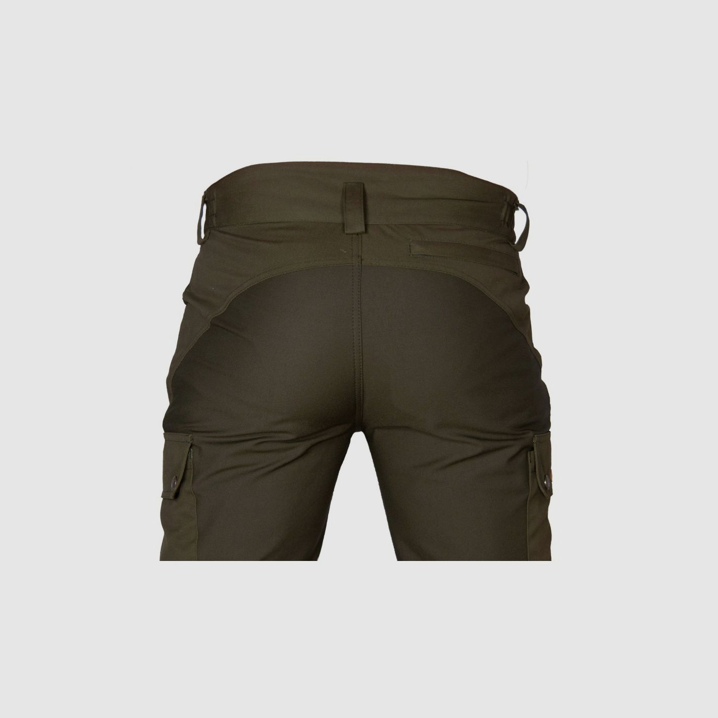 HUBERTUS CANVAS OUTDOOR HOSE STRETCH OLIV, Bild 3 von 5