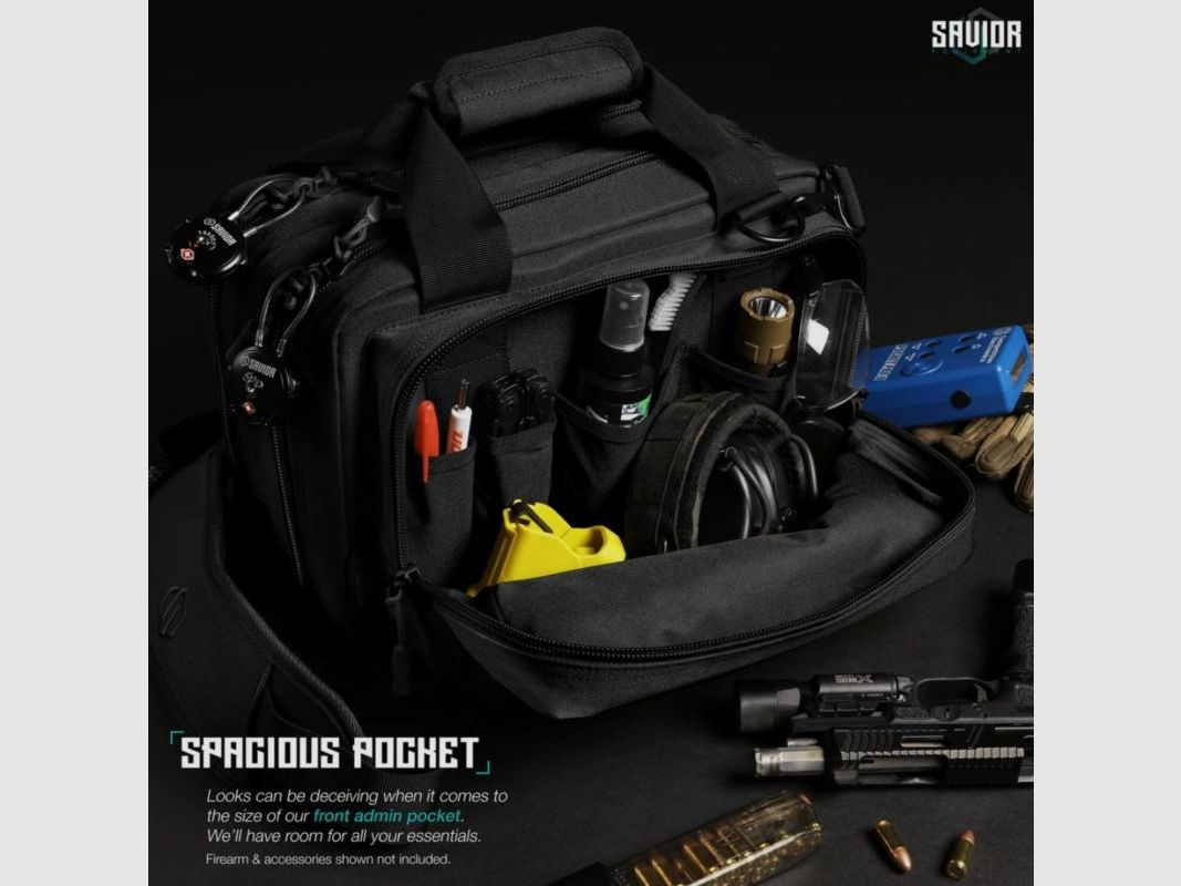 Savior – Mini-Pistolenschießtasche Specialist Schwarz, Bild 2 von 5