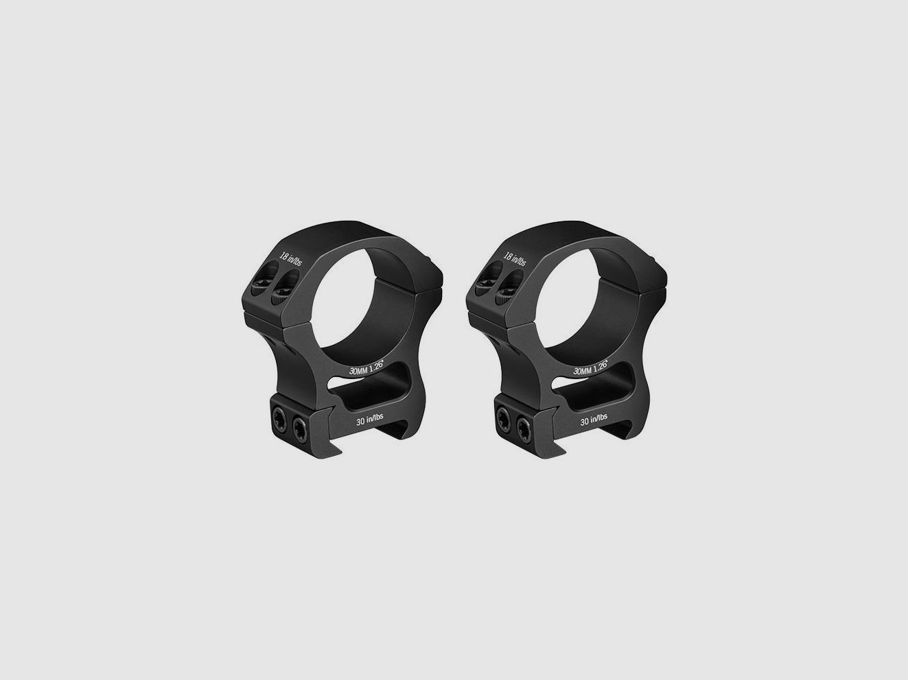 Montageringen voor Vortex Pro Series 34 mm - Hoog - Weaver