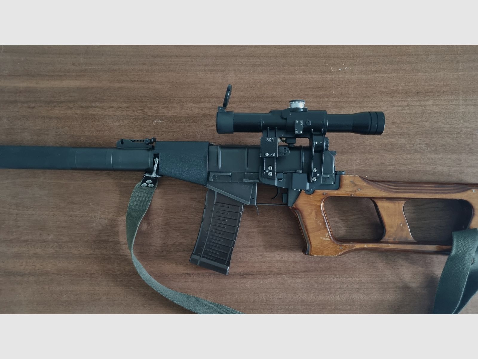 Telescopio belorusso BelOMO POSP 4x24V (PSO-1) con LCT Mount Extender per Airsoft AK Kalaschnikow / Dragunow / Vintorez +++