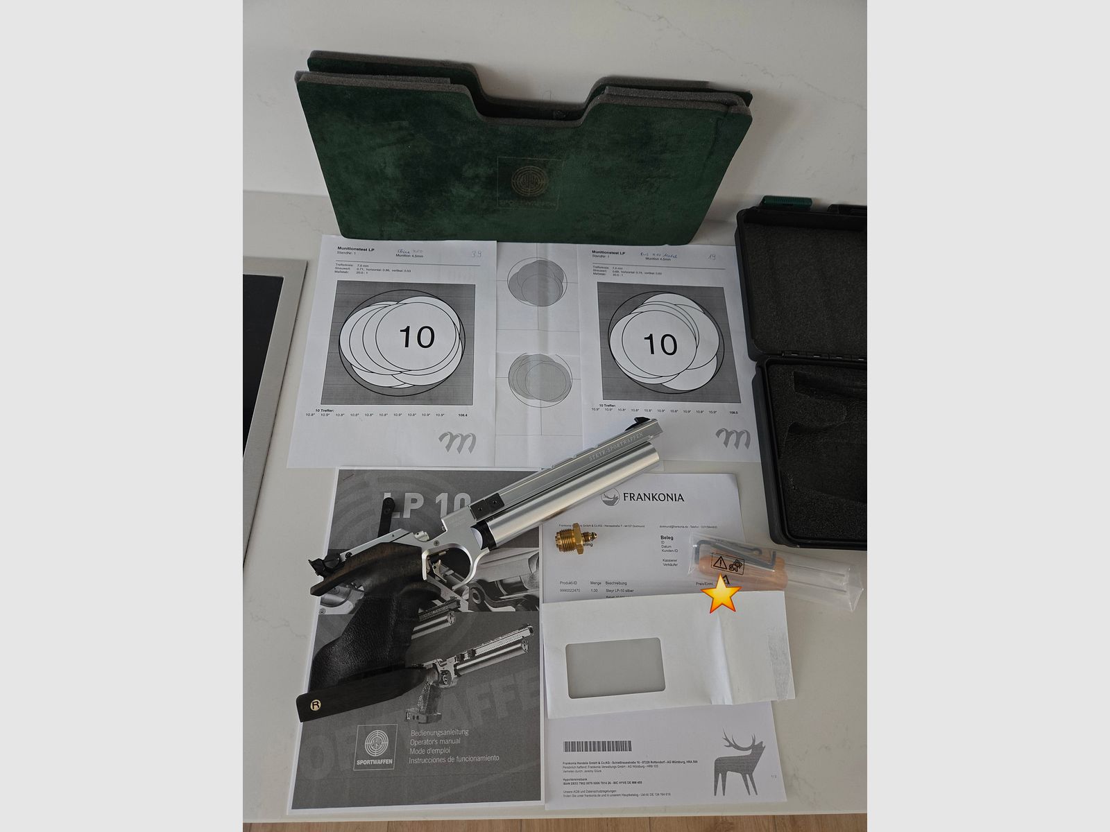 Steyr LP 10 with Rink grip