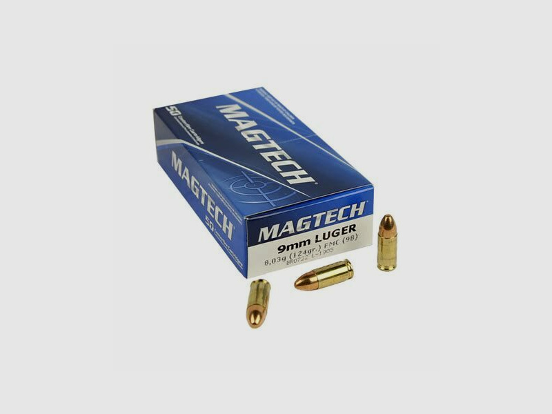 Magtech Magtech 9 mm 124 grs FMJ ( #9B )