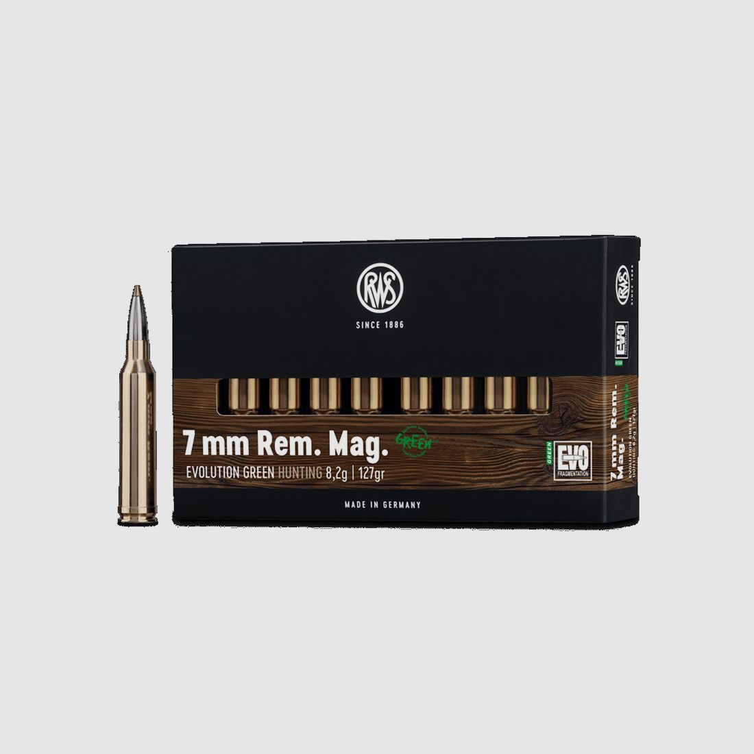 RWS Evo Green 8,2g - 127gr 7mmRemMag