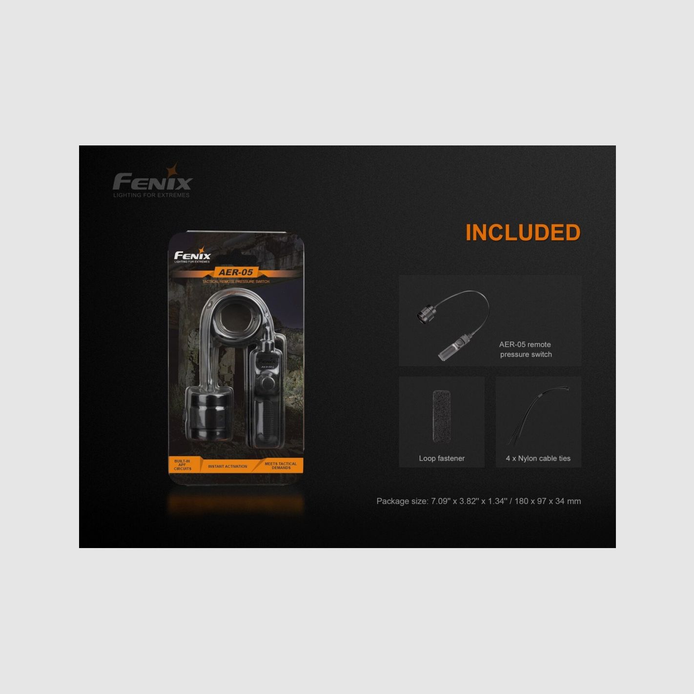 FENIX Interruptor Táctico a Presión AER-05, imagen 12 de 13