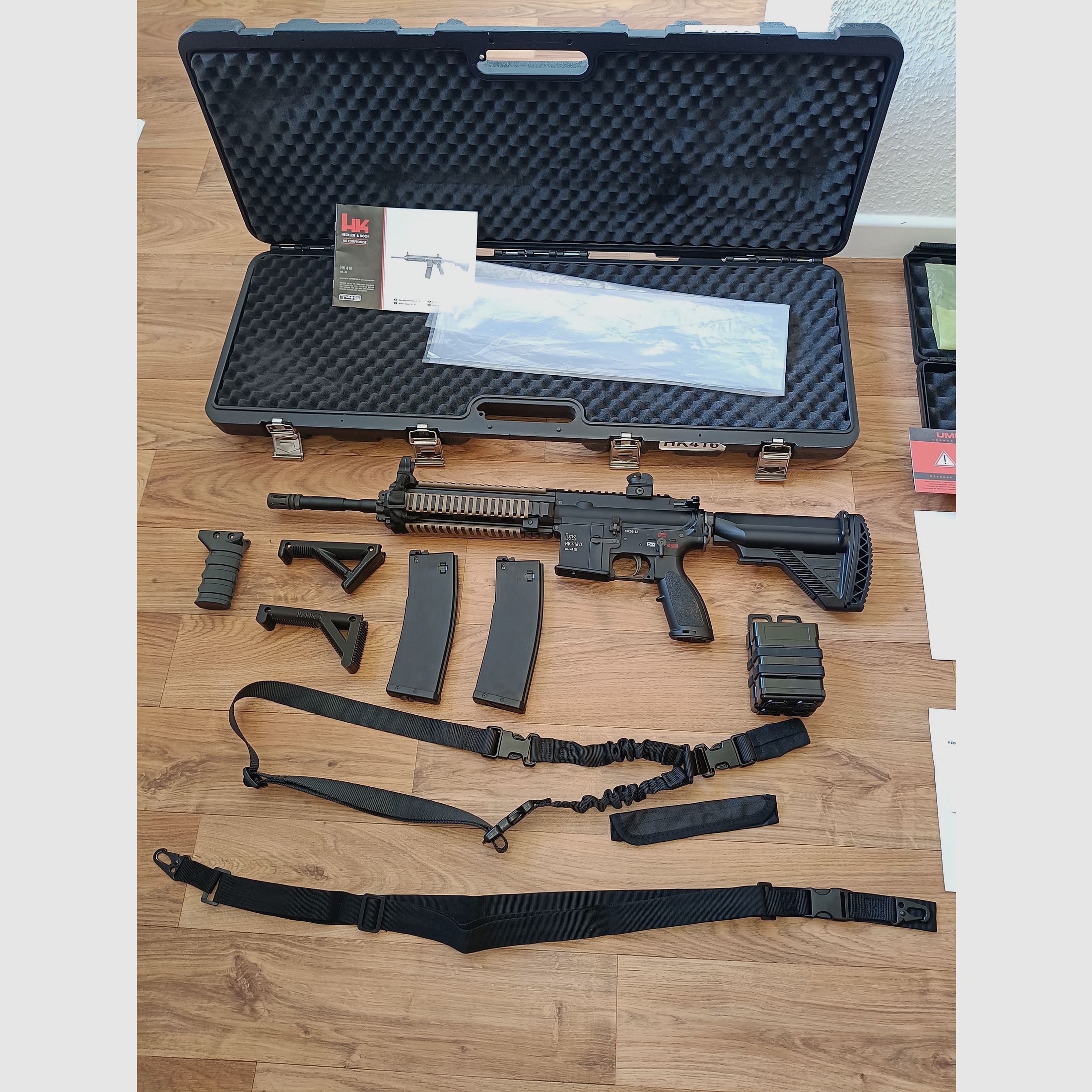 Umarex T4E HK416 cal.43  Sammlung Auflösung TPM1 Glock 17