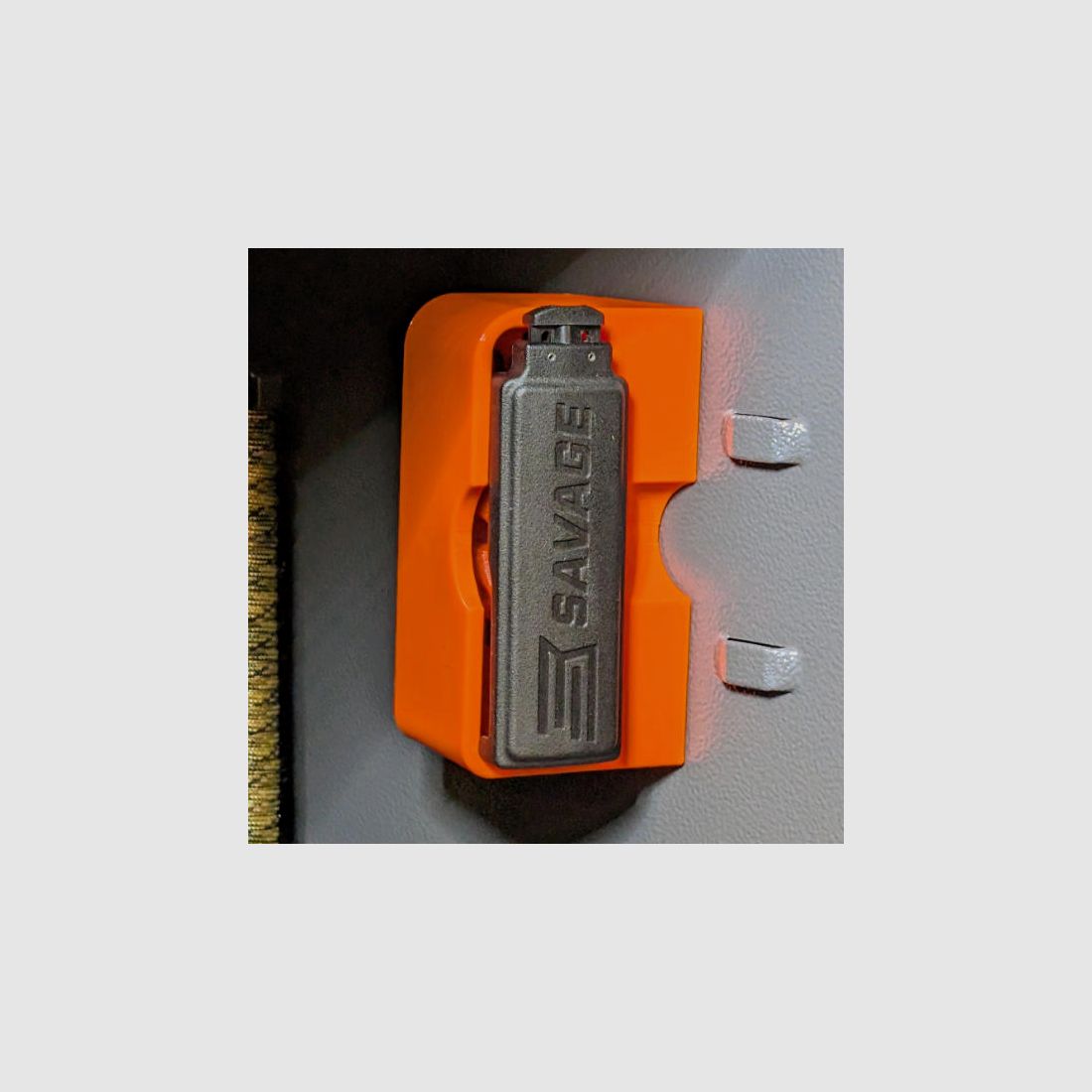 Magnetic magazine holder for Savage Predator Hunter magazines for gun cabinet - accessories for the gun cabinet