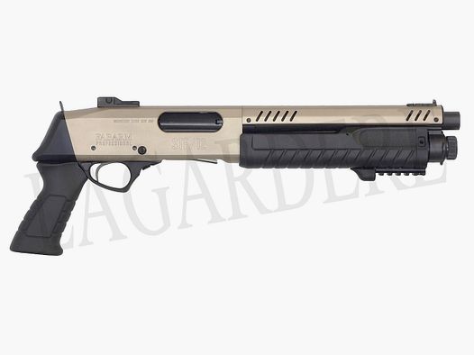 FABARM STF 12 INITIAL 11" NICKEL PISTOOL (POMP-ACTIE FLOTE)
