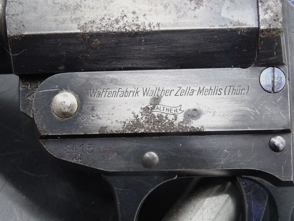 Walther Zella Mehlis Signalpistole Heeresmodel 1934 Kaliber 4 Heeresmodel 1934